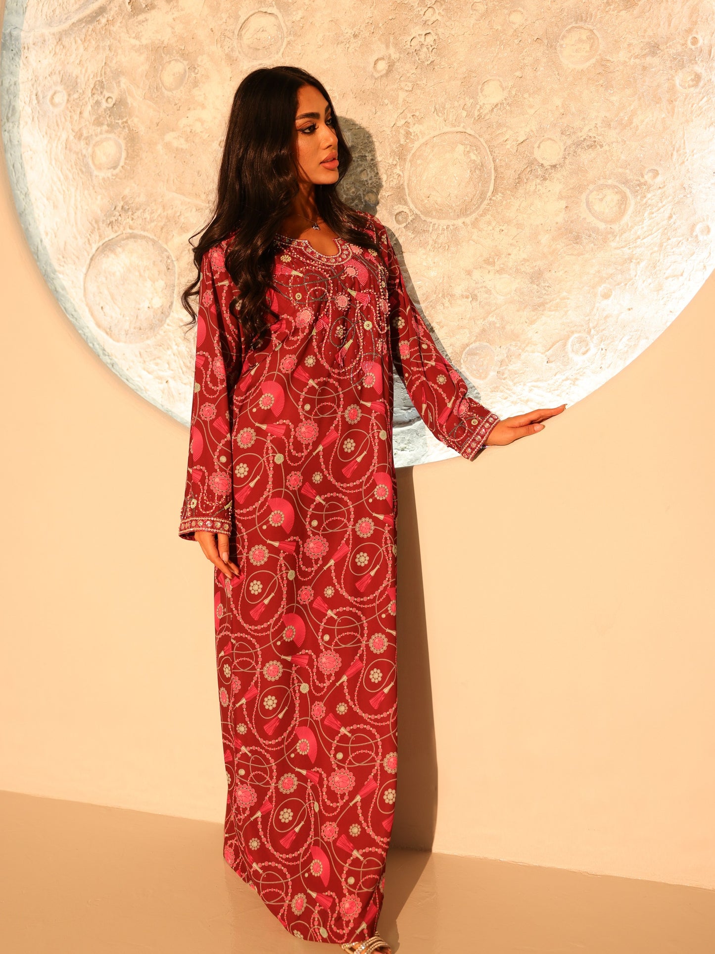 Burgundy with a Twist A619