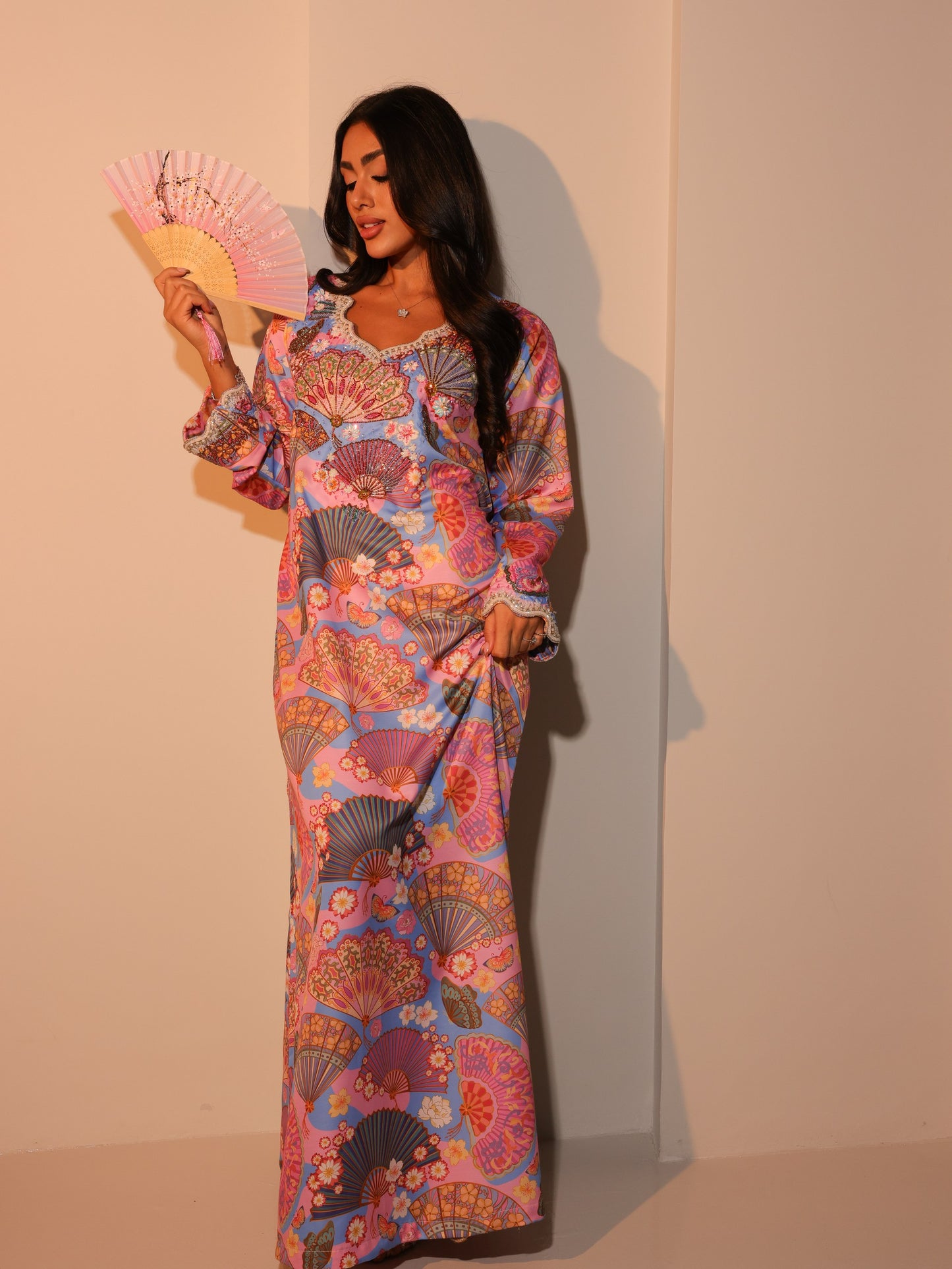 Cherry Blossom Fan A638