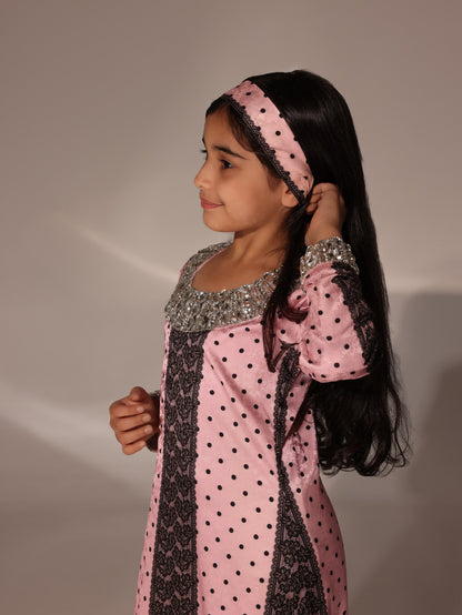 Laced in Pink A713 Kids