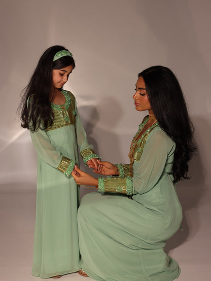 Bougainvillea in (Sage Green) A706 Kids