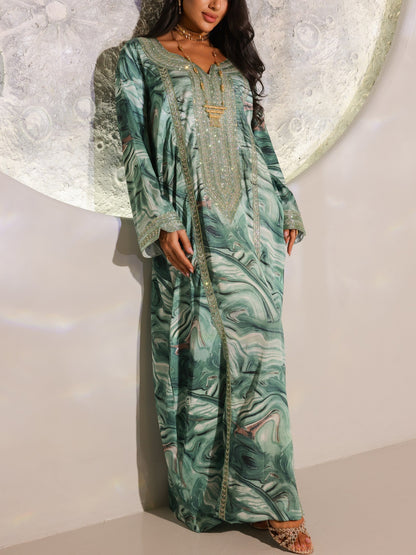 Moonlit Mint Waves A627