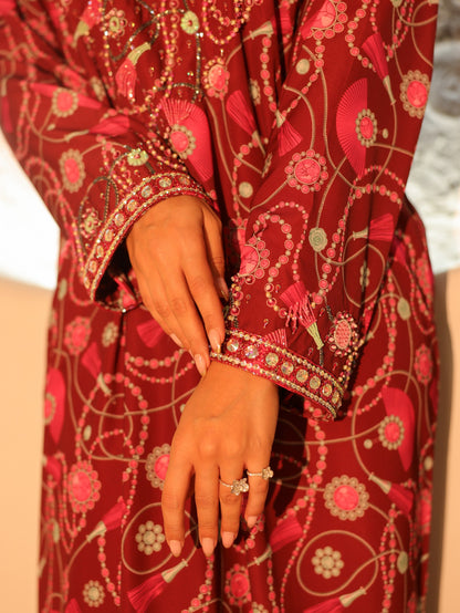 Burgundy with a Twist  A619