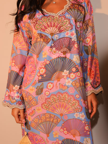 Cherry Blossom Fan A638